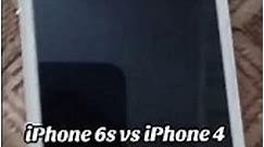 iPhone 6s vs iPhone 4 #iphone6s #iphone4