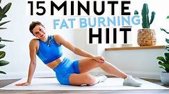 15 Minute Fat Burning HIIT Workout with No Equipment | Full Body at HOME or GYM
