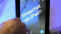 How to get Snapchat on iPad FAST and EASY!