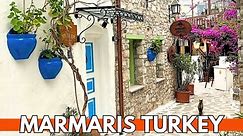 Marmaris Turkey 2023 Beautiful Colorful Old Town,Marina Walking Tour | 4K UHD 60FPS