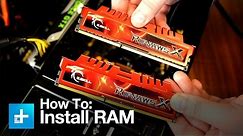 How to Install RAM