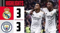 Real Madrid vs Manchester City 3 - 3 | Champions League 23/24 | Highlights & All Goals