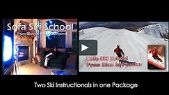 Sofa Ski School - Combo: Blue to Black + Blue to Powder