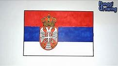 How to Draw The Flag of Serbia