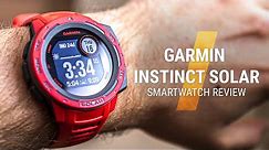 GARMIN Instinct Solar Review 2020 // A watch that charges itself!