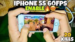 iPhone 5s Pubg 60FPS Enable 😱 iPhone 5s World Record PUBG Mobile Handcam Gameplay