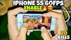 iPhone 5s Pubg 60FPS Enable 😱 iPhone 5s World Record PUBG Mobile Handcam Gameplay