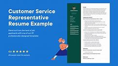 Customer Service Representative Resume Examples & Writing Tips (2024)