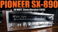 Pioneer SX-890 HiFi Vintage Receiver (1978) 60 Watts