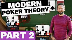PART 2!!! How to Use MODERN POKER THEORY - $25,000 Buy-in Super High Roller!