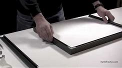How to assemble metal frames