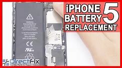 New iPhone 5 battery Replace Repair shown in 5 Minutes