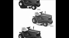 John Deere LT133, LT155 & LT166 Lawn Tractor Manual TM 1695