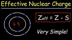 How To Calculate The Effective Nuclear Charge of an Electron