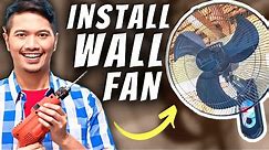 How To Install Wall Fan | Wall Mounted Fan Installation