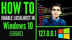 How to Enable a Localhost in Windows 10 | 127.0.0.1 | Amit Mahato | Coding Chat |