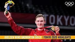 Axelsen beats Chen Long to win gold! 🏸| #Tokyo2020 Highlights