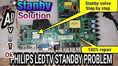 philips LED TV standby problem #stanby #problem// philips 32inch led tv standby problem