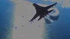 Video shows Russian jet hitting U.S. drone