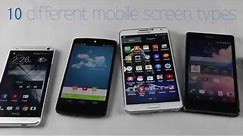 10 Different Smartphone Screen Types