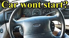 What to do if your Car won't Start