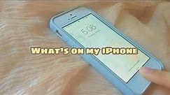 🍓 WHAT’S ON MY iPHONE SE 2022  | App recommendation + YT channel’s recommendation | hel frae 🍰