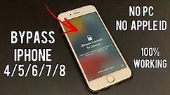 iPhone Locked To Owner How To Unlock - iPhone 4/5/6/7/8 - Without Apple iD And Password ( 2024 )