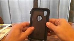 iPhone Xr Otterbox Defender Series Case Black