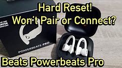 Beats Powerbeats Pro: How to Hard Reset (problems pairing or connecting?) FIXED!