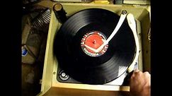 Circa '57-'58 Zenith Cobra-Matic record player & radio - part one