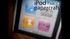 iPod Nano 6G and The new iPad papercraft