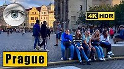 Prague Walking Tour: Pařížská st., Old Town Square, Wenceslas Square 🇨🇿 Czech Republic 4k HDR ASMR
