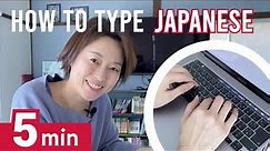 How to type Japanese on Windows / Mac