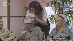 Japan seniors travel the world through VR