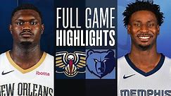PELICANS at GRIZZLIES | FULL GAME HIGHLIGHTS | February 12, 2024