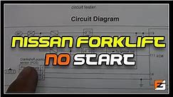 Nissan Forklift Cranking No Start (Code E-28)