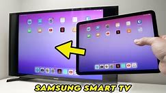 Samsung Smart TV: How To Mirror iPad Screen Wirelessly