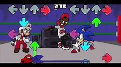 mario vs sonic. cartoon beatbox battles in fnf :D
