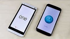 Moto X vs. HTC One, Which One Is Faster?