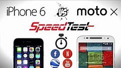 iPhone 6 vs Moto x (2014) - Speed Test (4k)