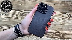 Making a leather case for iPhone 13 Pro by #wildleathercraft.