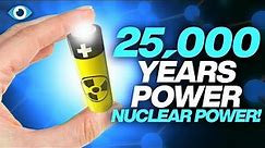 NO MORE LITHIUM! 25,000 Years of Power from Nuclear Diamond Batteries?!