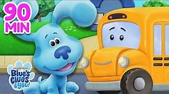 Blue Skidoos + Sing-Alongs 🎶 w/ Josh | 90 Minute Compilation | Blue's Clues & You!