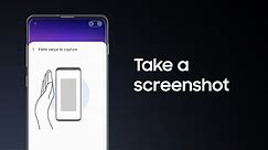 Galaxy S10: How to Take Screenshots