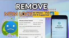 How To Remove MDM Lock - Bypass MDM without Jailbreak, Unlock Your iPhone from MDM Restrictions
