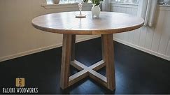 Making a ROUND DINING TABLE!