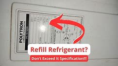Correct Way Refill Refrigerator Freon by Our Version