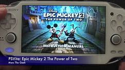 PSVita: Epic Mickey 2 The Power of Two Hands On