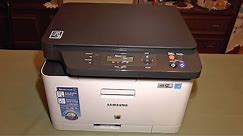 Samsung C480 Color Laser Printer Setup and Demo