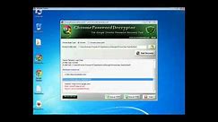 Recovering Chrome Passwords using Chrome Password Decryptor